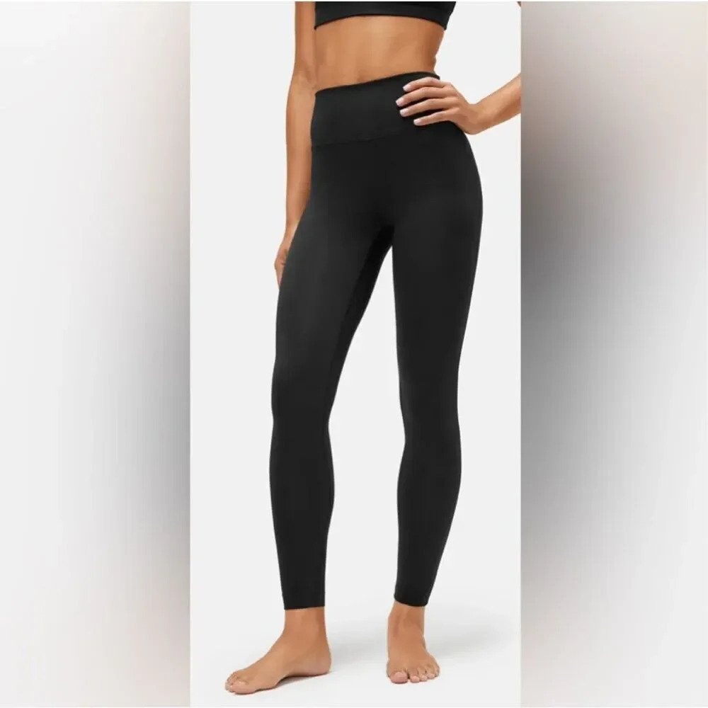 OUTDOOR VOICES | FreeForm 7/8 Contour Legging Solid Black | Size Small‎